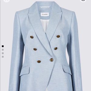 Linen Rich Herringbone Blazer